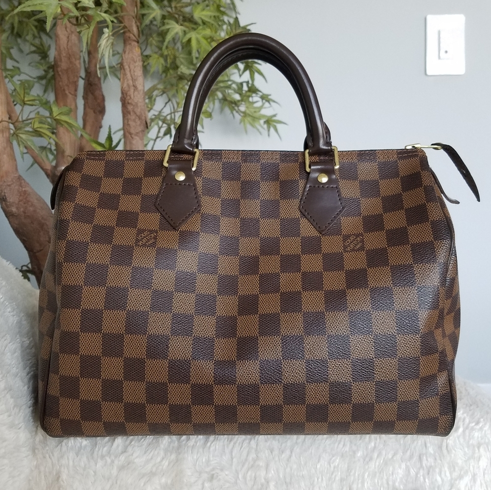 💕Authentic LV Speedy 30 Damier Ebene